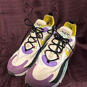 Nike Air Max with Purple and Gold Highlights